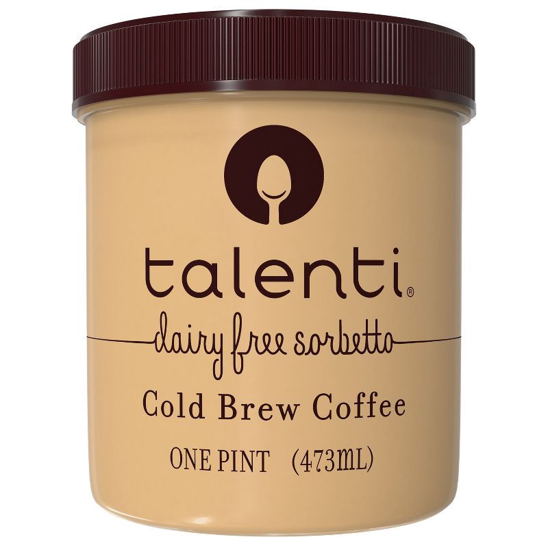slide 7 of 8, Talenti Cold Brew Coffee Dairy Free Frozen Sorbetto - 1pt, 1 pint