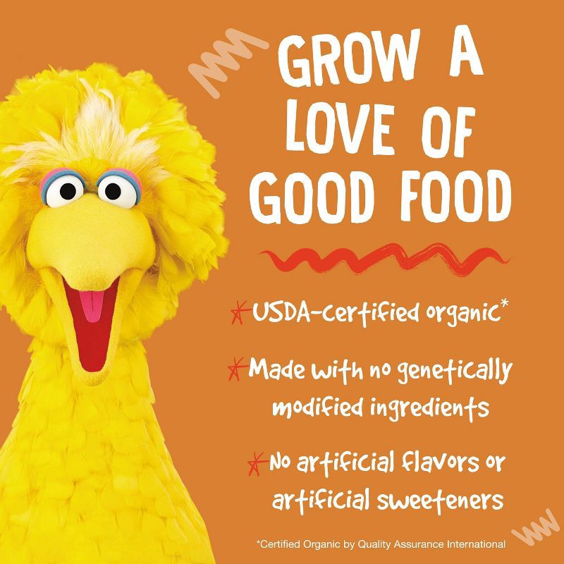 slide 4 of 10, Earth's Best Organic Sweet Potato Carrot Toddler Snack Bars Sesame Street Sunny Days - 7ct, 7 ct