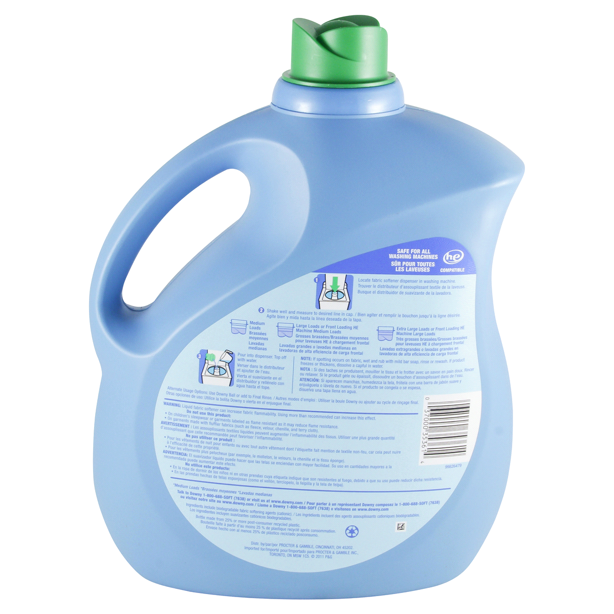 slide 3 of 6, Downy Ultra Mountain Spring Fabric Conditioner, 129 fl oz