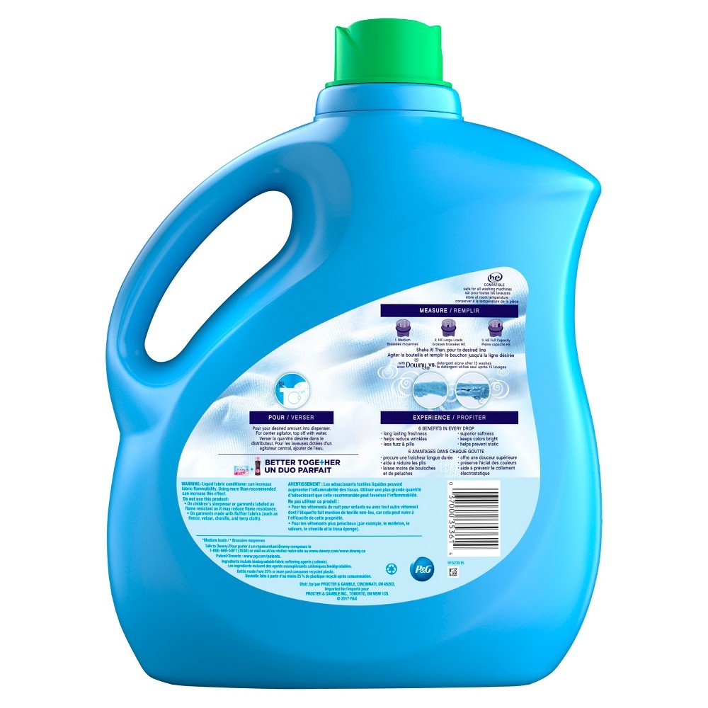 slide 6 of 6, Downy Ultra Mountain Spring Fabric Conditioner, 129 fl oz