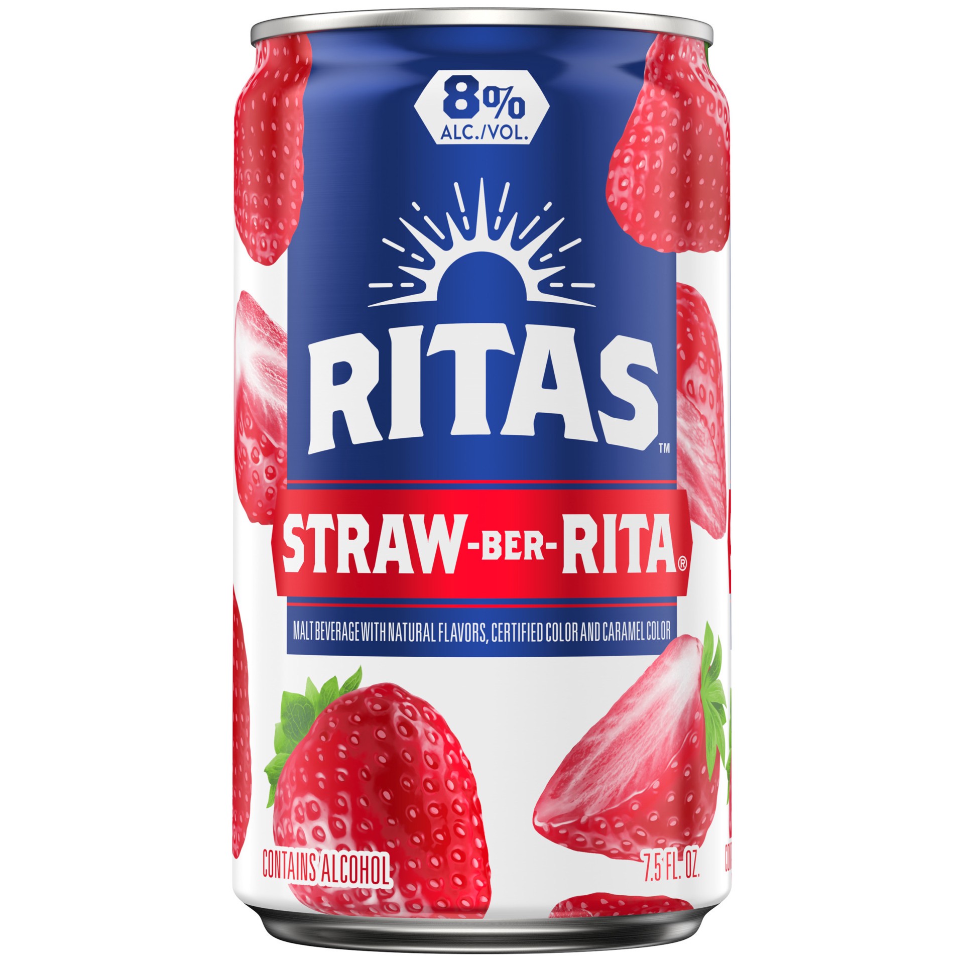 slide 2 of 2, RITAS Straw-ber-rita 7.5 fl oz Single Can, 7.50 fl oz