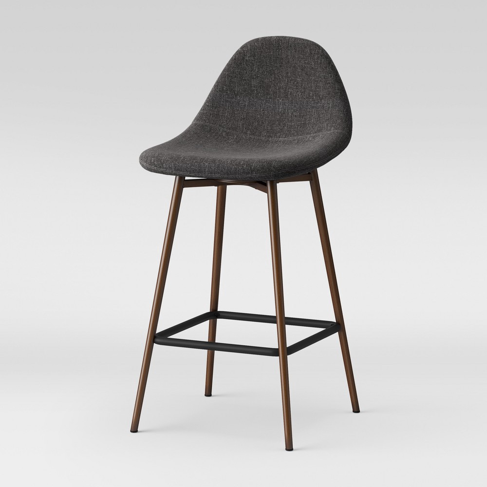 slide 5 of 5, Copley Upholstered Counter Height Barstool Dark Gray - Project 62, 1 ct