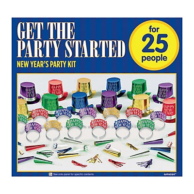 slide 1 of 1, Amscan New Years Party Kit Multi, 1 ct