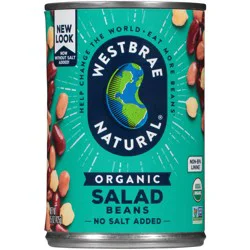 Westbrae Natural Vegetarian Organic Salad Beans Low Sodium