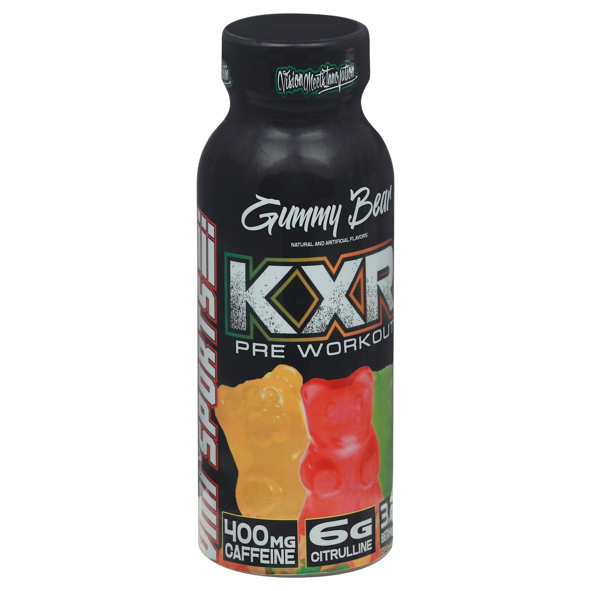 slide 11 of 12, VMI Sports K-XR Gummy Bear Pre Workout 12.5 fl oz, 12.5 fl oz