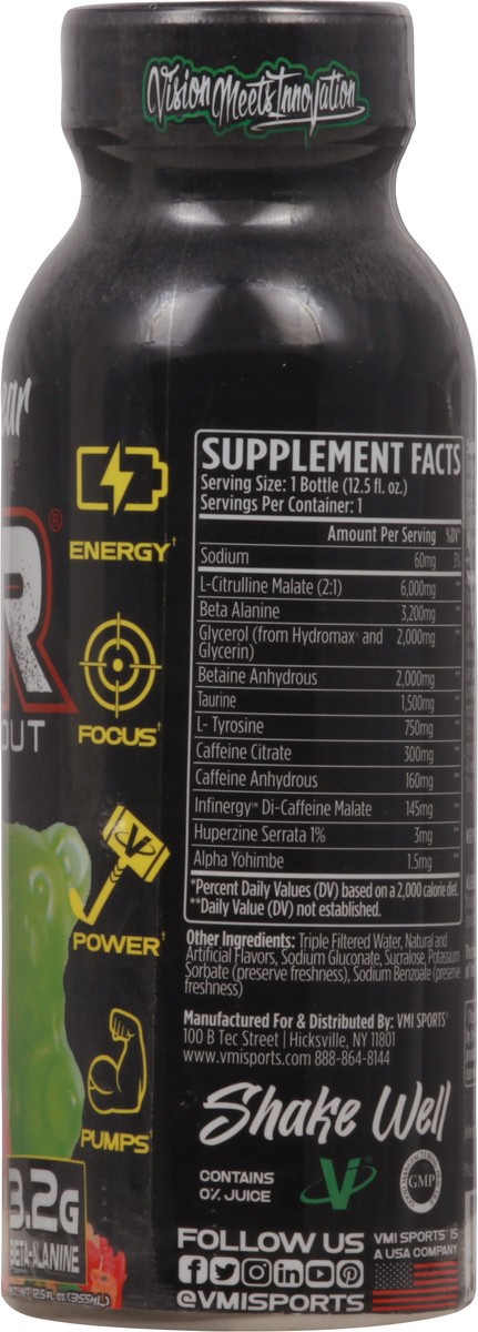 slide 6 of 12, VMI Sports K-XR Gummy Bear Pre Workout 12.5 fl oz, 12.5 fl oz