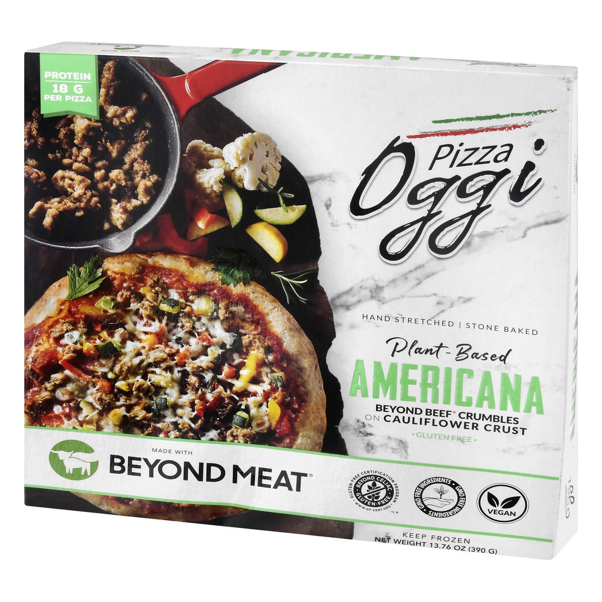 slide 2 of 9, Pizza Oggi Plant-Based Americana Pizza 13.76 oz, 13.76 oz