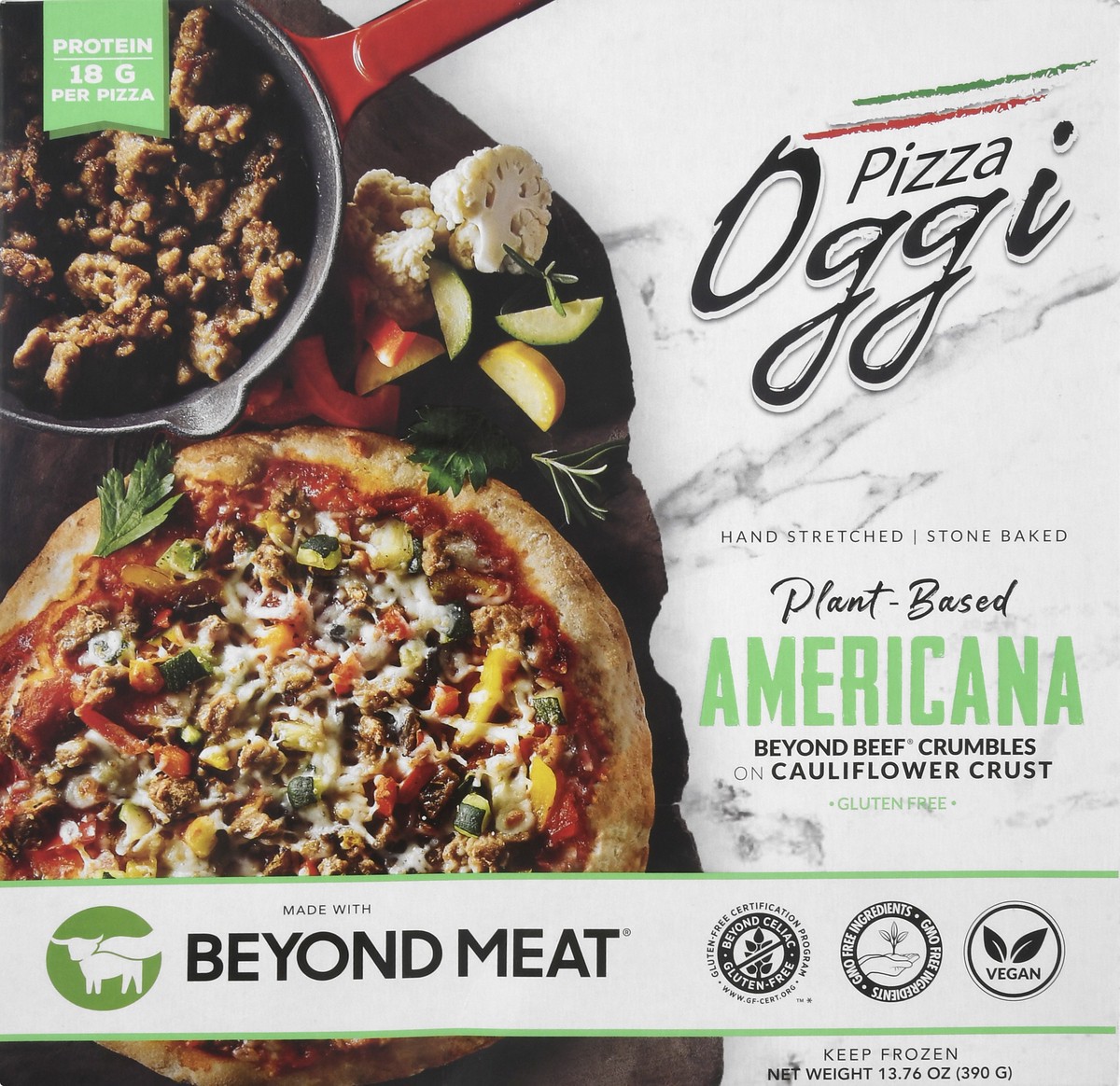 slide 6 of 9, Pizza Oggi Plant-Based Americana Pizza 13.76 oz, 13.76 oz