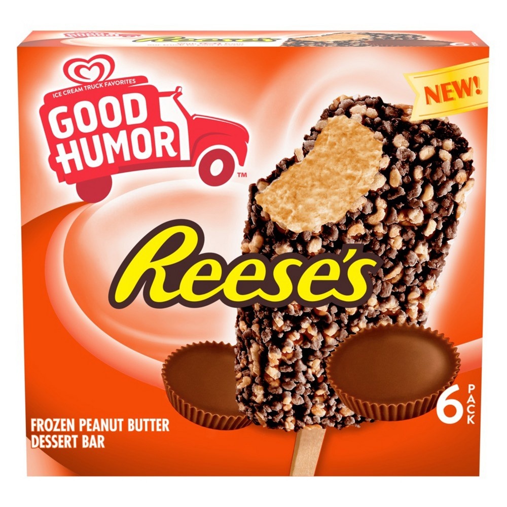 slide 6 of 6, Good Humor Reese's Frozen Peanut Butter Dessert Bar, 16.5 fl oz