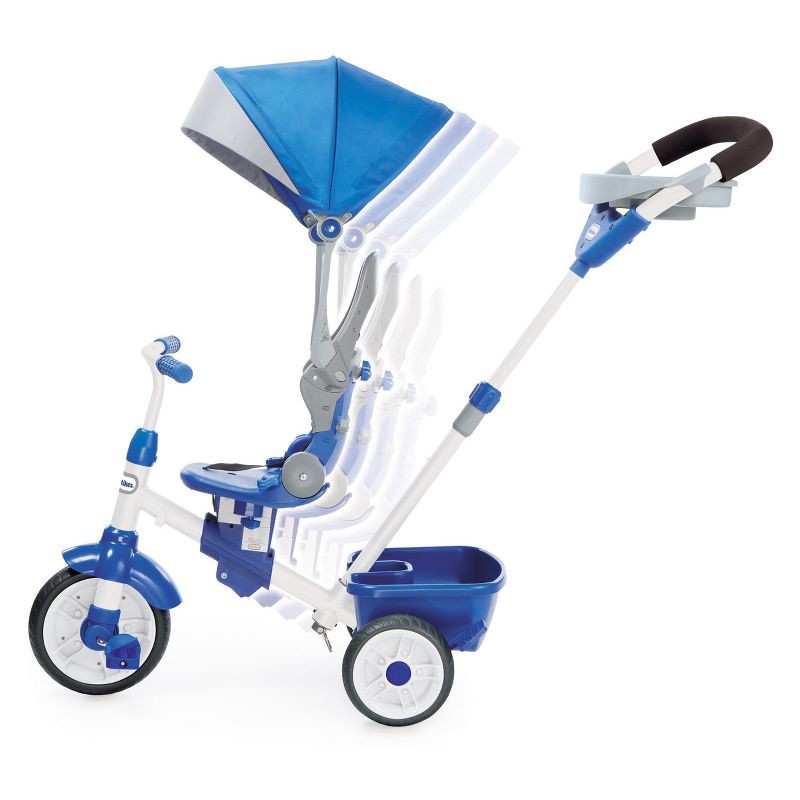 slide 2 of 5, Little Tikes Perfect Fit 4-in-1 Trike - Blue, 1 ct