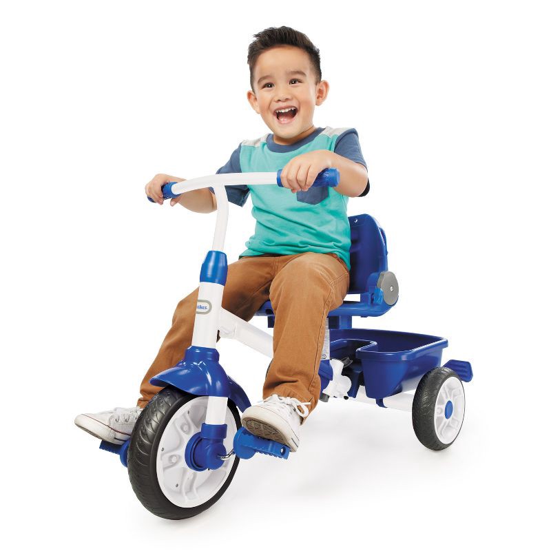 slide 5 of 5, Little Tikes Perfect Fit 4-in-1 Trike - Blue, 1 ct