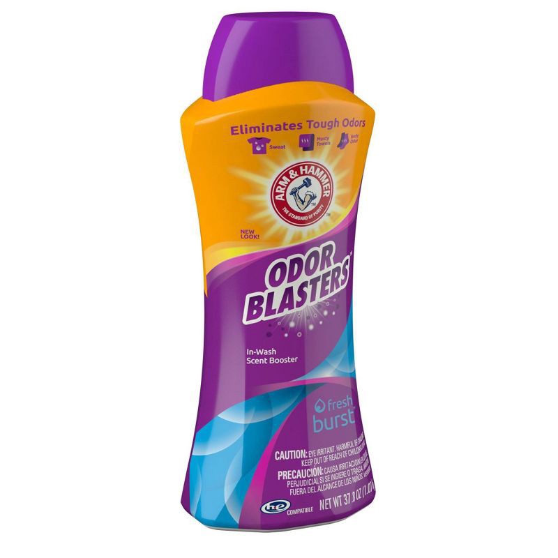 slide 2 of 5, Arm & Hammer Odor Blasters In-Wash Scent Booster - Fresh Burst - 37.8oz, 37.8 oz