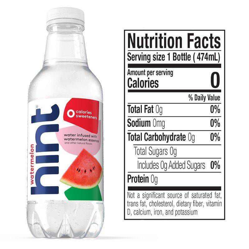 slide 3 of 11, hint Blue Variety Pack Flavored Water Watermelon, Blackberry, Pineapple, Cherry - 12pk/16 fl oz Bottles, 12 ct; 16 fl oz