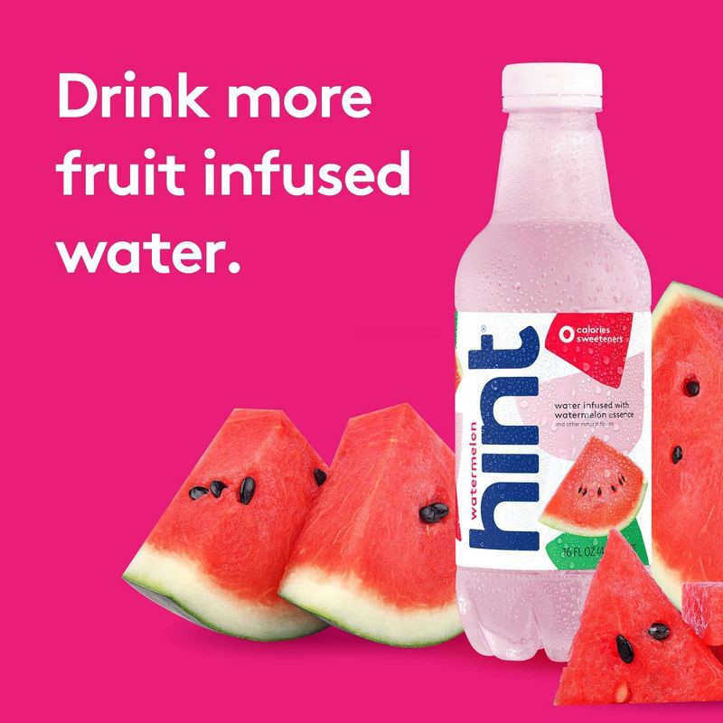 slide 3 of 11, hint Blue Variety Pack Flavored Water 9Watermelon, Blackberry, Pineapple, Cherry) - 12pk/16 fl oz Bottles, 12 ct; 16 fl oz