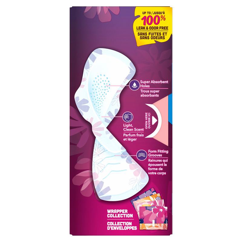 slide 12 of 12, Always Radiant Extra Heavy Flow Absorbency with Flex Foam Pads - Scented - Size 3 - 22ct, 3 x 22 ct