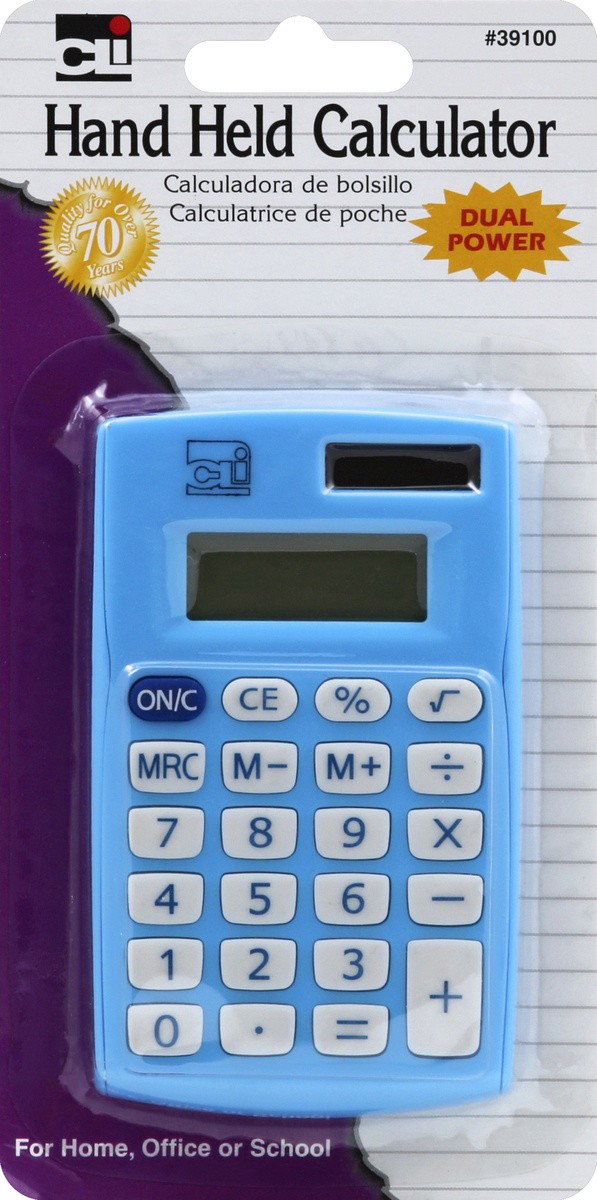 slide 2 of 2, Cli Hand Held Calculator, 1 ct