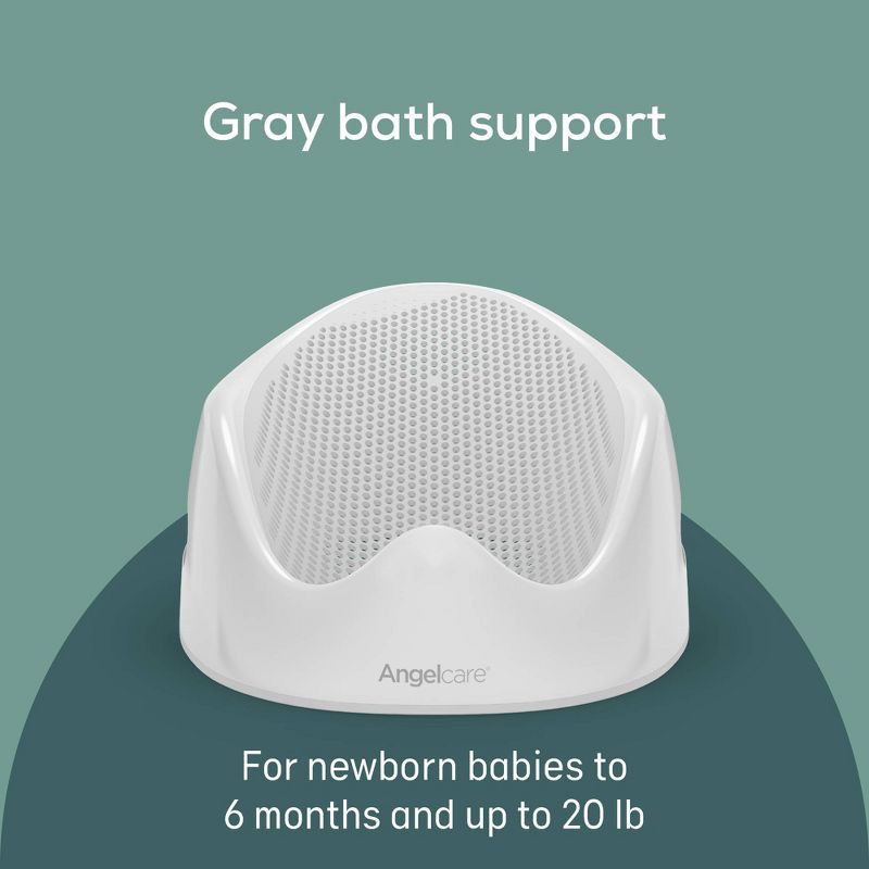 slide 9 of 9, Angelcare Baby Bath Support - Gray, 1 ct