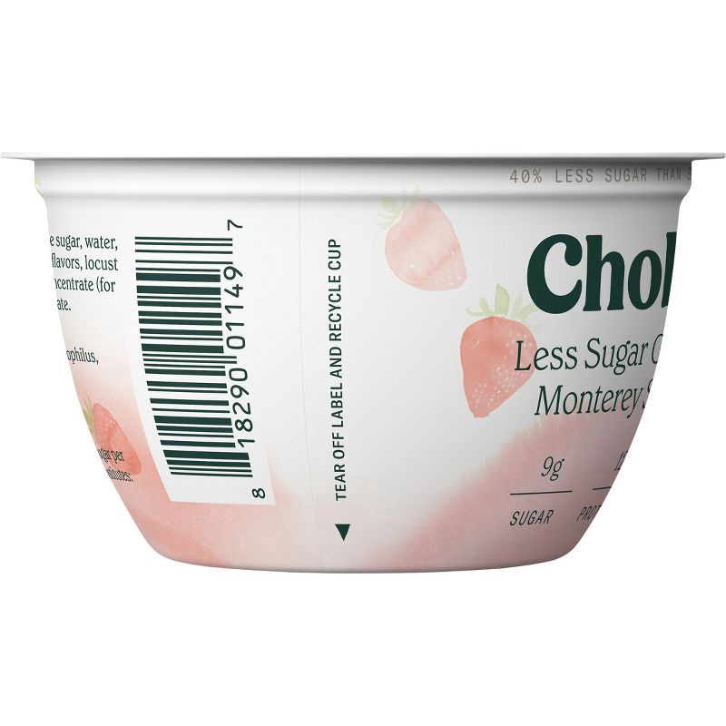 slide 9 of 9, Chobani Monterey Strawberry Low Fat Blended Greek Yogurt - 5.3oz, 5.3 oz