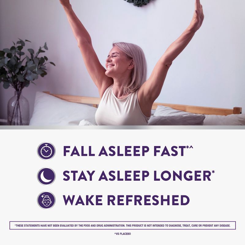 slide 4 of 6, ZzzQuil Pure Zzzs Chamomile & Lavender Melatonin Gummies - Wildberry Vanilla - 48ct, 48 ct