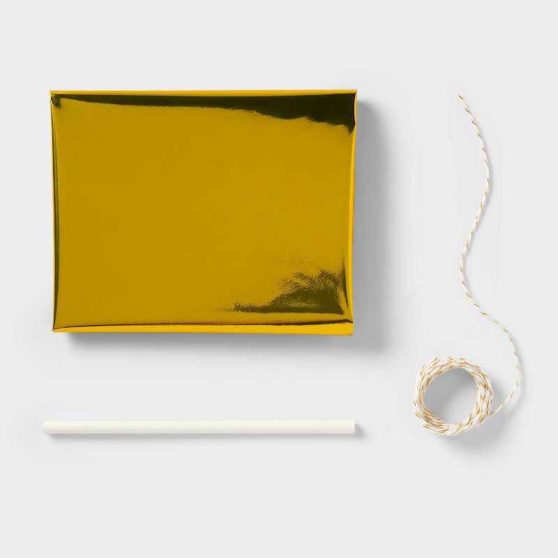 slide 4 of 4, 34" Number 4 Foil Balloon - Spritz™: Gold Birthday Decoration, Solid Pattern, All Ages, 1 ct