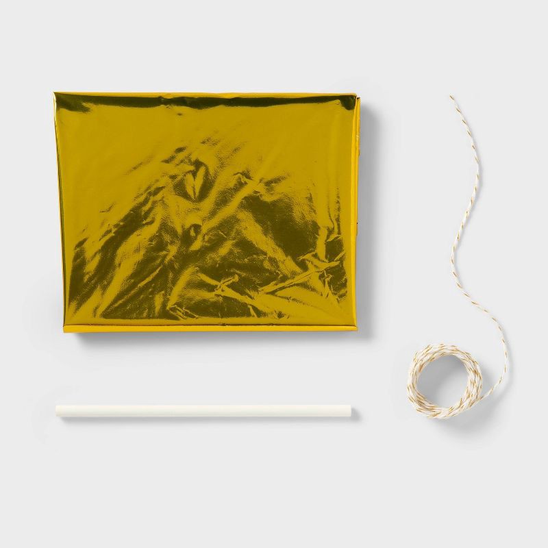 slide 4 of 4, 34" Number 5 Foil Balloon - Spritz™: Gold Birthday Decoration, Solid Pattern, All Ages, 1 ct