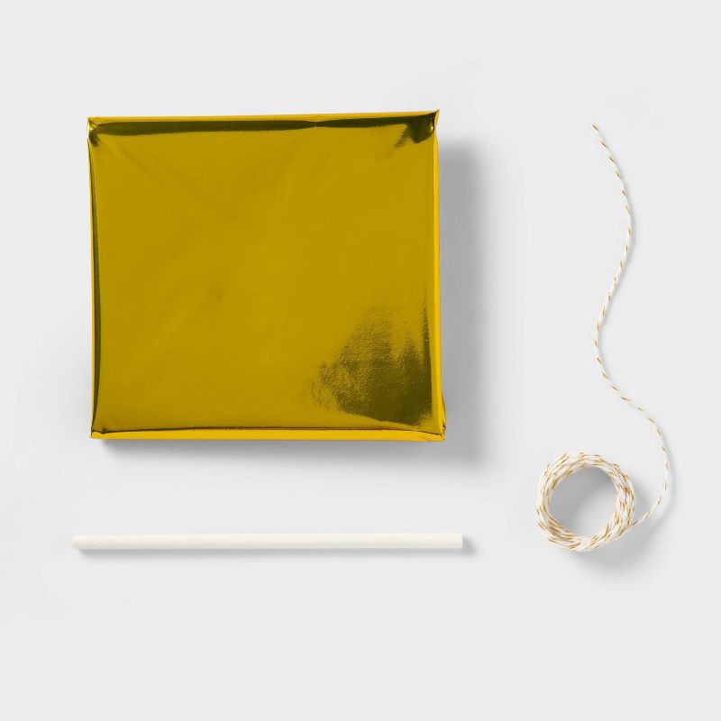 slide 4 of 4, 34" Number 6 Foil Balloon - Spritz™. Gold Birthday Decoration, Solid Pattern, All Ages, 1 ct