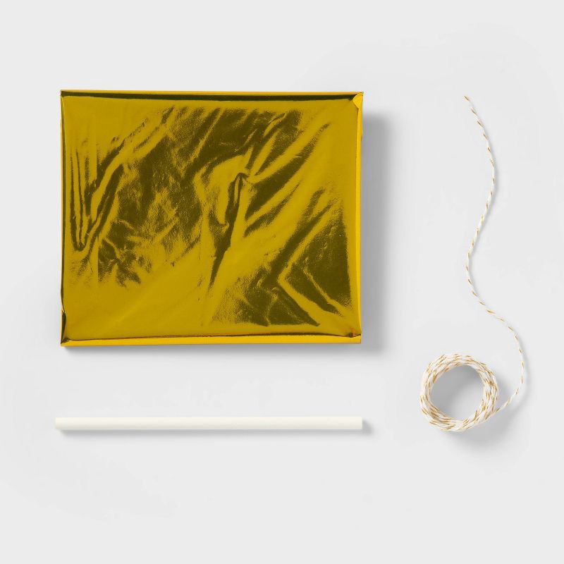 slide 4 of 4, 34" Number 7 Foil Balloon - Spritz™: Gold Birthday Decoration, Solid Pattern, All Ages, 1 ct