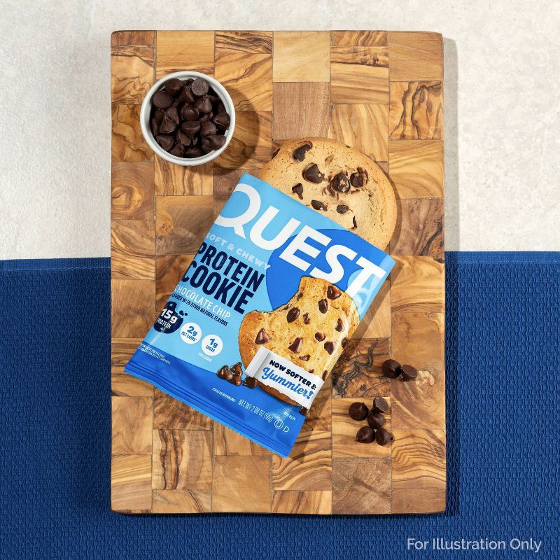slide 2 of 6, Quest Nutrition 15g Protein Cookie - Chocolate Chip Cookie - 4ct, 15 gram, 4 ct