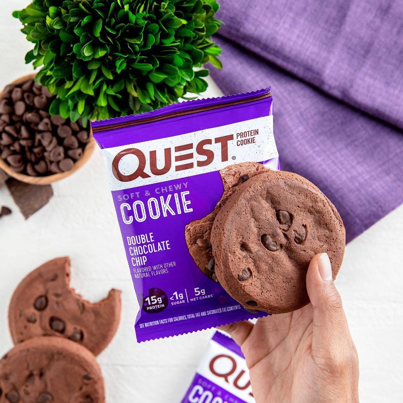 slide 6 of 7, Quest Nutrition Protein Cookie - Double Chocolate Chip - 4ct, 4 ct