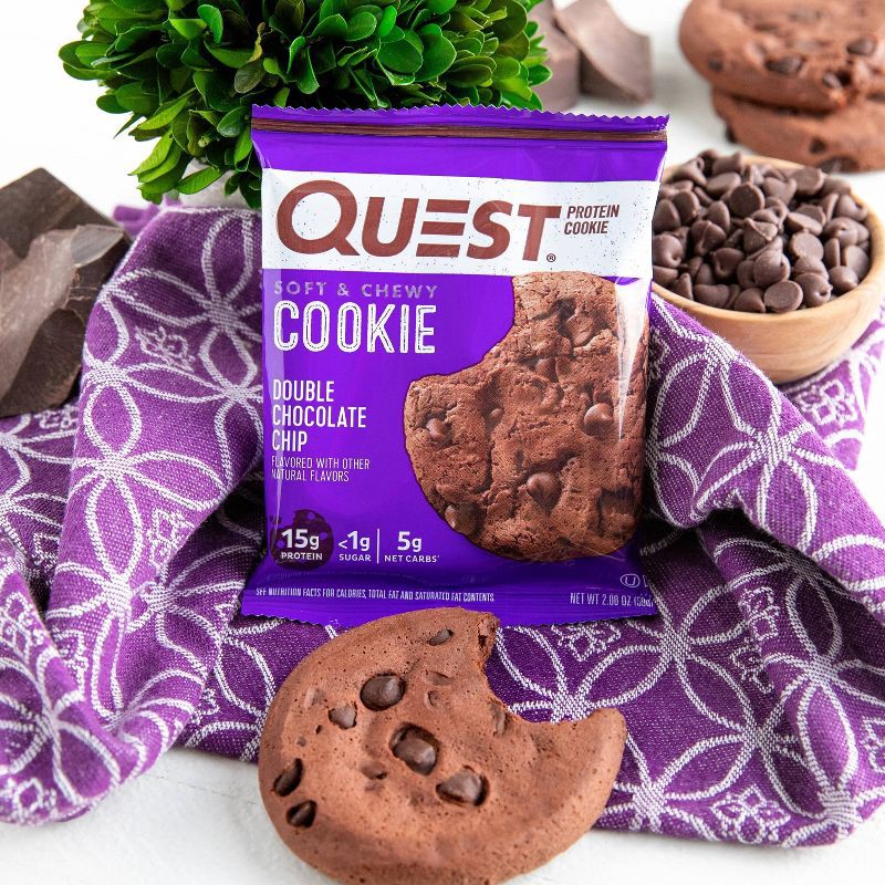 slide 7 of 7, Quest Nutrition Protein Cookie - Double Chocolate Chip - 4ct, 4 ct