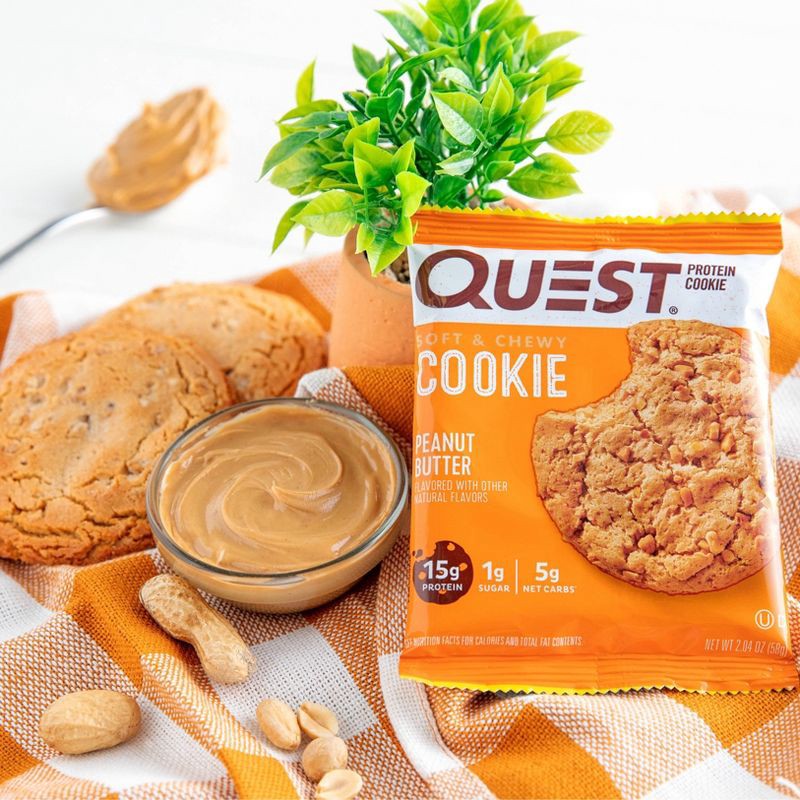 slide 6 of 7, Quest Nutrition Protein Cookie - Peanut Butter - 4ct, 4 ct