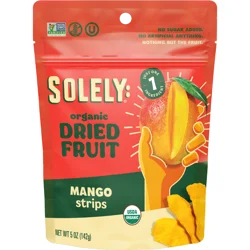 Solely Organic Dried Mango Strips