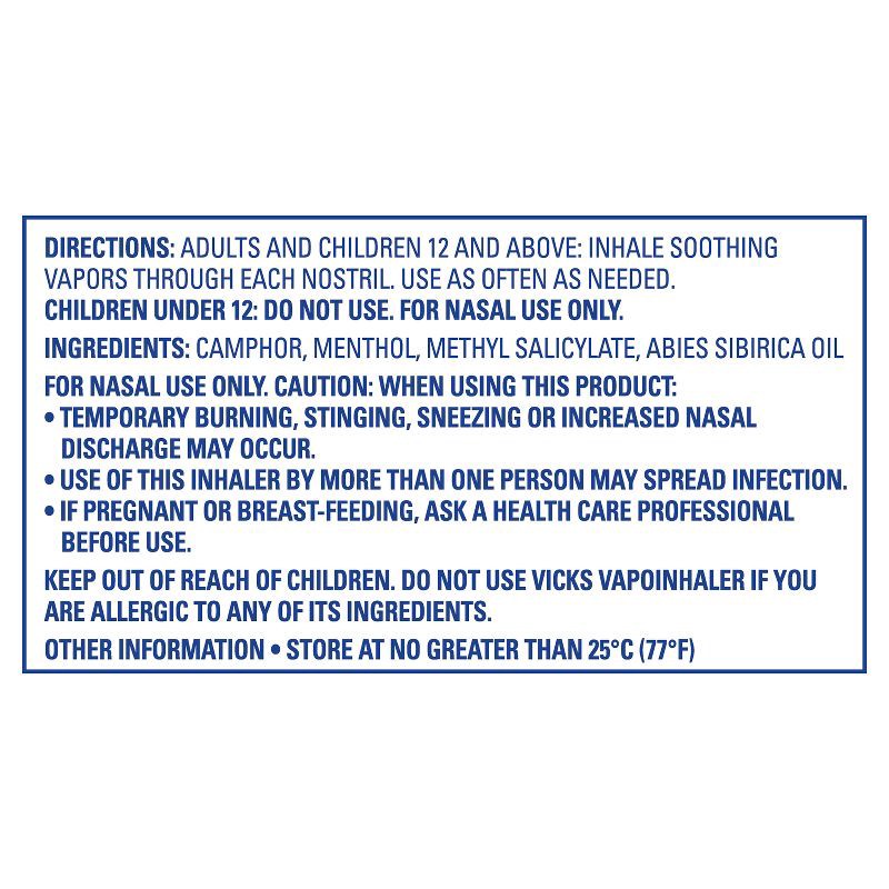 slide 2 of 7, Vicks VapoInhaler Non-Medicated Portable Nasal Inhaler - 2ct, 2 ct