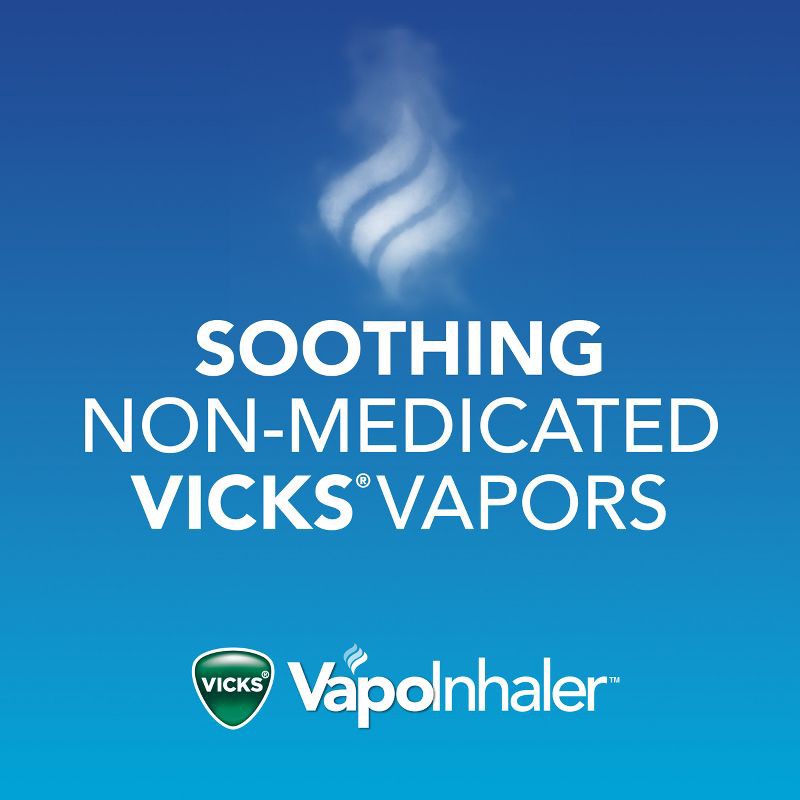 slide 2 of 7, Vicks VapoInhaler Non-Medicated Portable Nasal Inhaler - 2ct, 2 ct