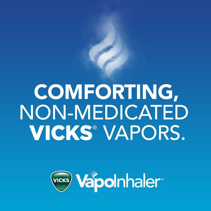 slide 3 of 7, Vicks VapoInhaler Non-Medicated Portable Nasal Inhaler - 2ct, 2 ct
