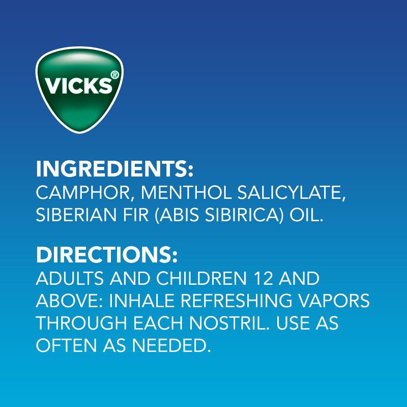 slide 7 of 7, Vicks VapoInhaler Non-Medicated Portable Nasal Inhaler - 2ct, 2 ct