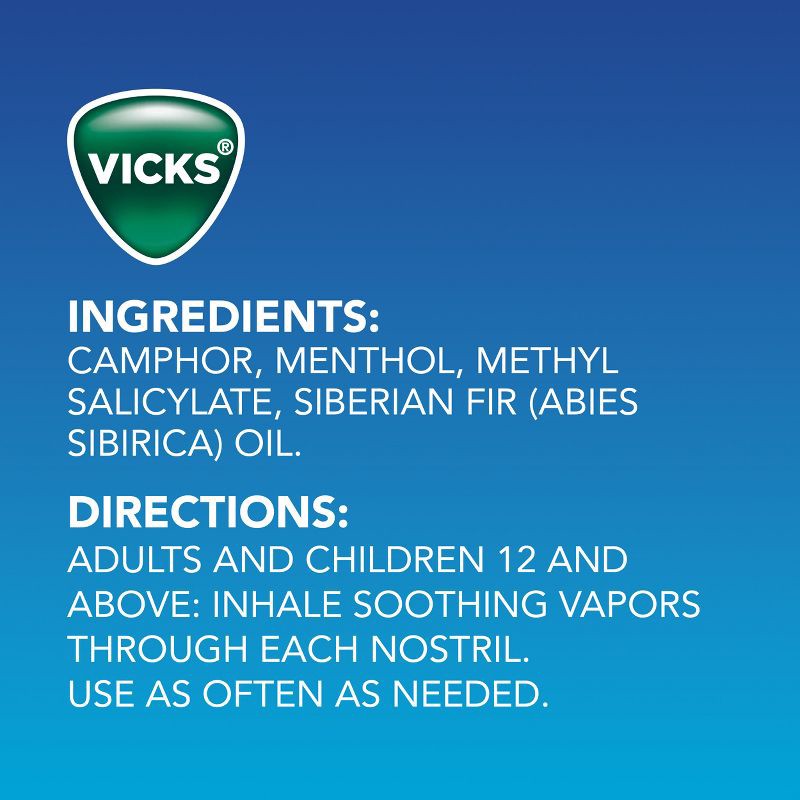 slide 7 of 8, Vicks VapoInhaler Non-Medicated Portable Nasal Inhaler - 2ct, 2 ct