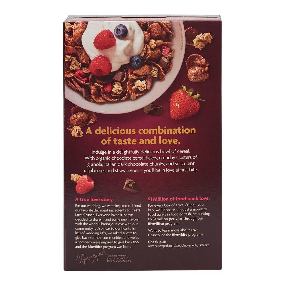 slide 2 of 7, Nature's Path Love Crunch Dark Chocolate & Red Berries Organic Breakfast Cereal, 10 oz