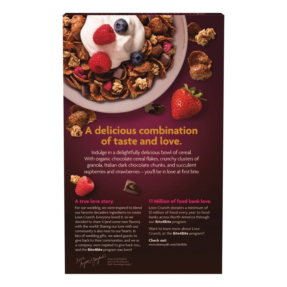 slide 3 of 7, Nature's Path Love Crunch Dark Chocolate & Red Berries Organic Breakfast Cereal, 10 oz