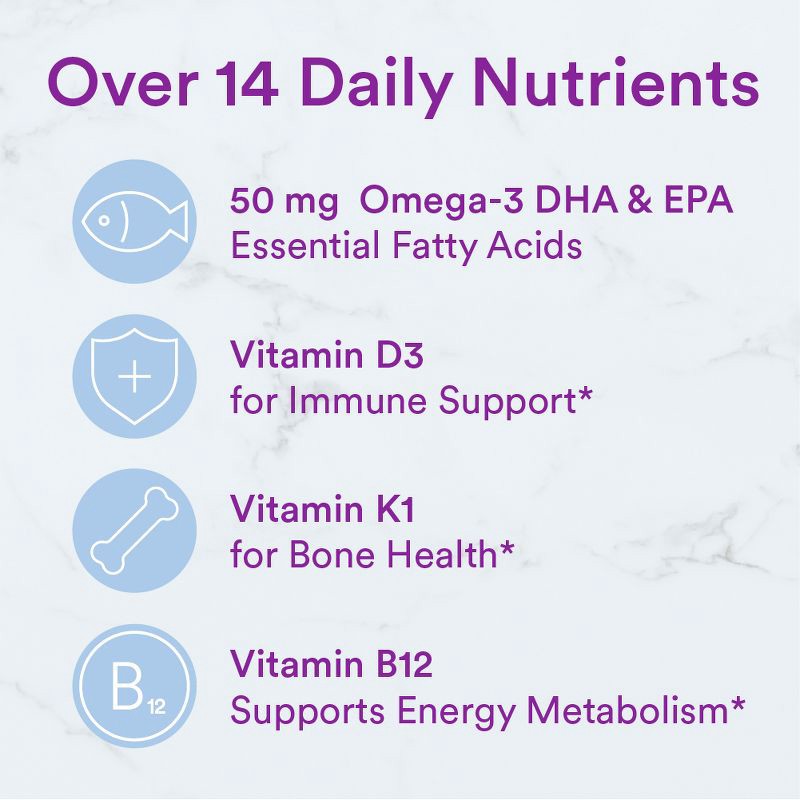 slide 6 of 12, SmartyPants Toddler Multi & Omega 3 Fish Oil Gummy Vitamins with D3, C & B12 - 70 ct, 12 x 70 ct