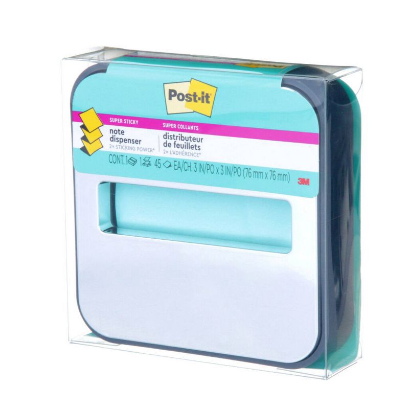 slide 5 of 7, Post-it Pop-up Dispenser for 3"x3" Super Sticky Notes, 1 ct