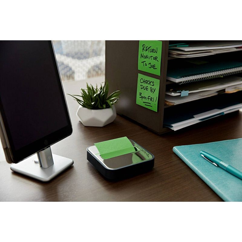 slide 2 of 7, Post-it Pop-up Dispenser for 3"x3" Super Sticky Notes, 1 ct