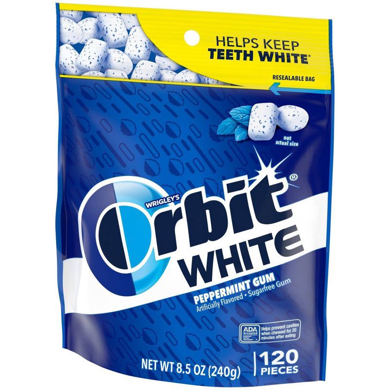 slide 8 of 9, Orbit White Peppermint Gum Bulk - 8.5oz/120ct, 8.5 oz, 120 ct