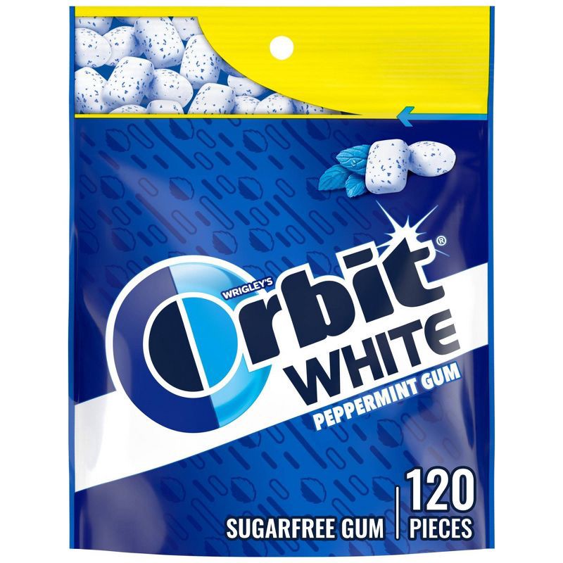 slide 1 of 9, Orbit White Peppermint Gum Bulk - 8.5oz/120ct, 8.5 oz, 120 ct