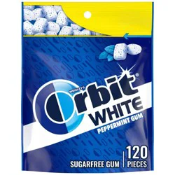 Orbit White Peppermint Gum Bulk - 8.5oz/120ct