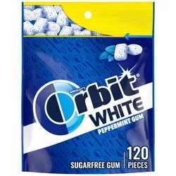 Orbit White Peppermint Gum Bulk - 8.5oz/120ct