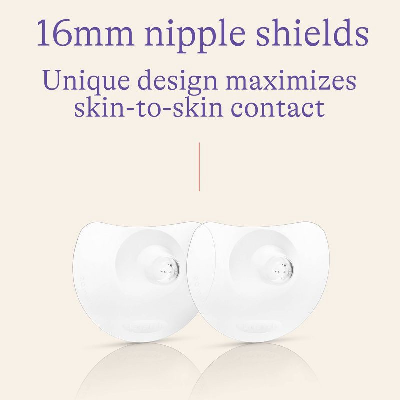 slide 4 of 9, Lansinoh Contact Nipple Shield with Case - 20mm - 2ct, 2 ct