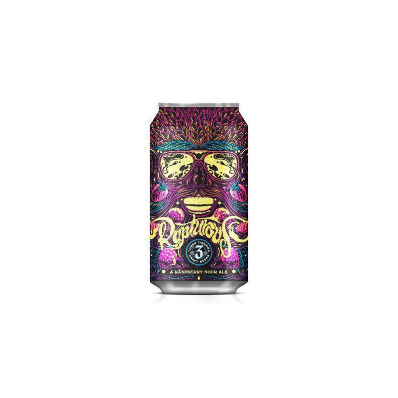 slide 1 of 1, Three Taverns Craft Beers Three Taverns Rapturous Raspberry Sour Ale Beer - 6pk/12 fl oz Cans, 6 ct; 12 fl oz