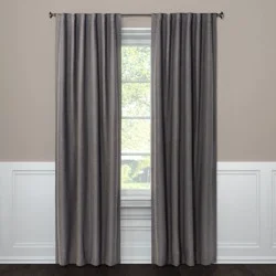 50"x84" Blackout Aruba Window Curtain Panel Radiant Gray - Threshold™: Recycled Polyester, Solid Drapes, OEKO-TEX Certified