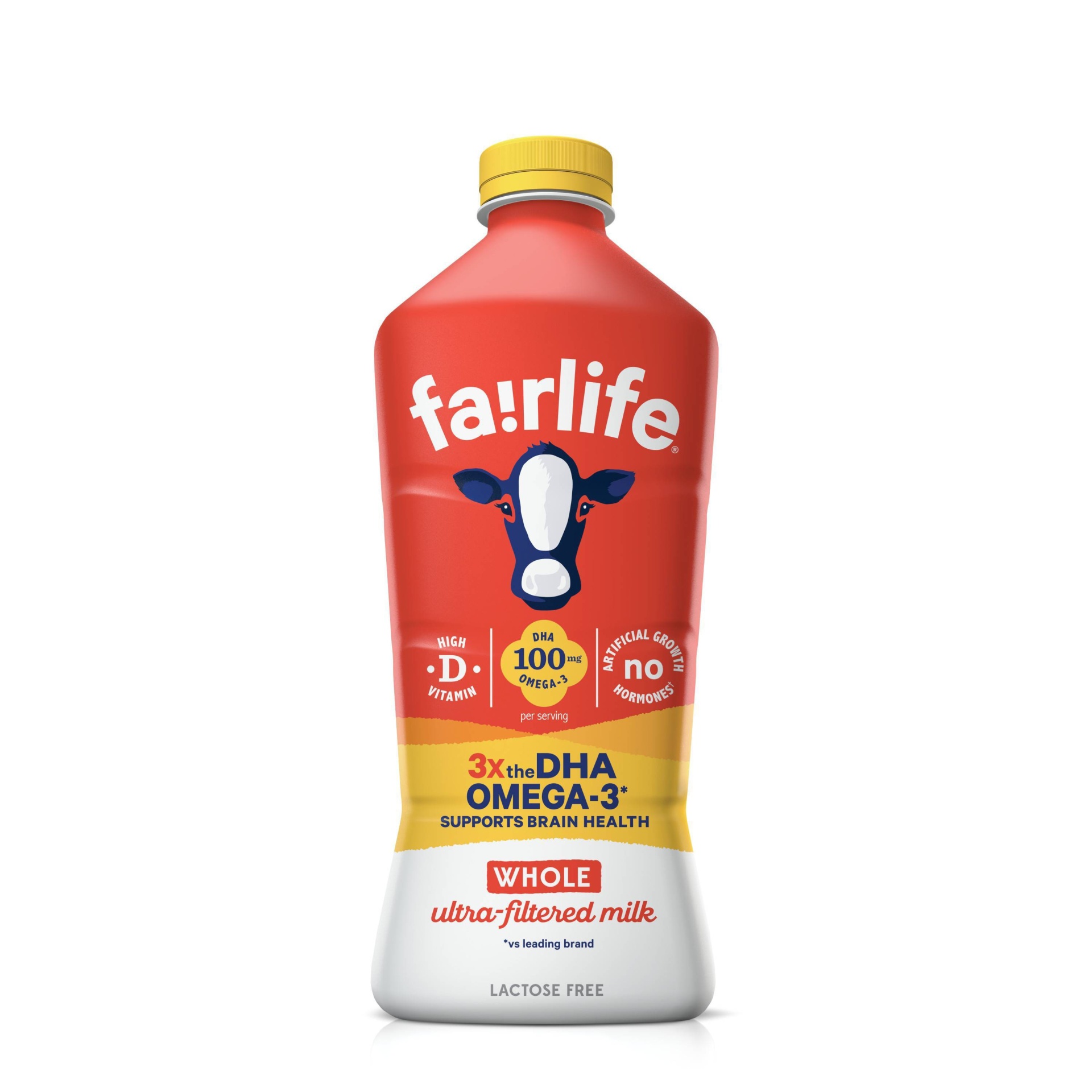 slide 1 of 4, Fairlife Lactose-Free DHA Omega-3 Ultra-Filtered Whole Milk - 52 fl oz, 52 fl oz